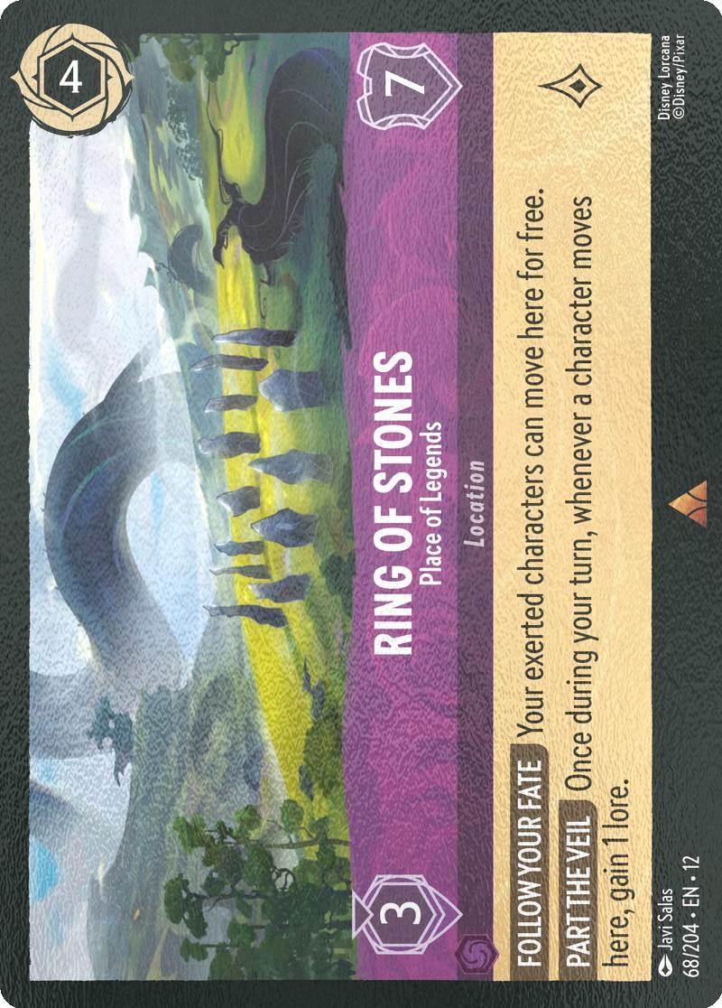 Ring of Stones - Place of Legends - 68/204 [Wilds Unknown] [Cold Foil]