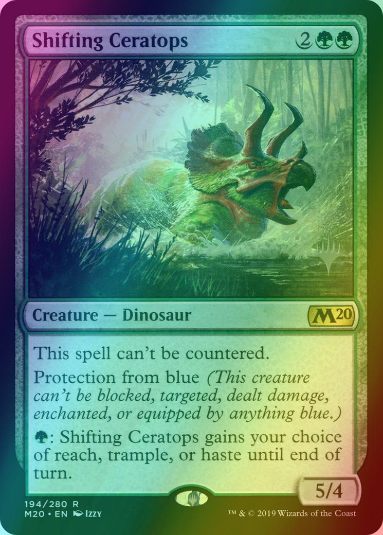 Shifting Ceratops [194p] [Promo Pack] [Core Set 2020 Promos] [Foil]