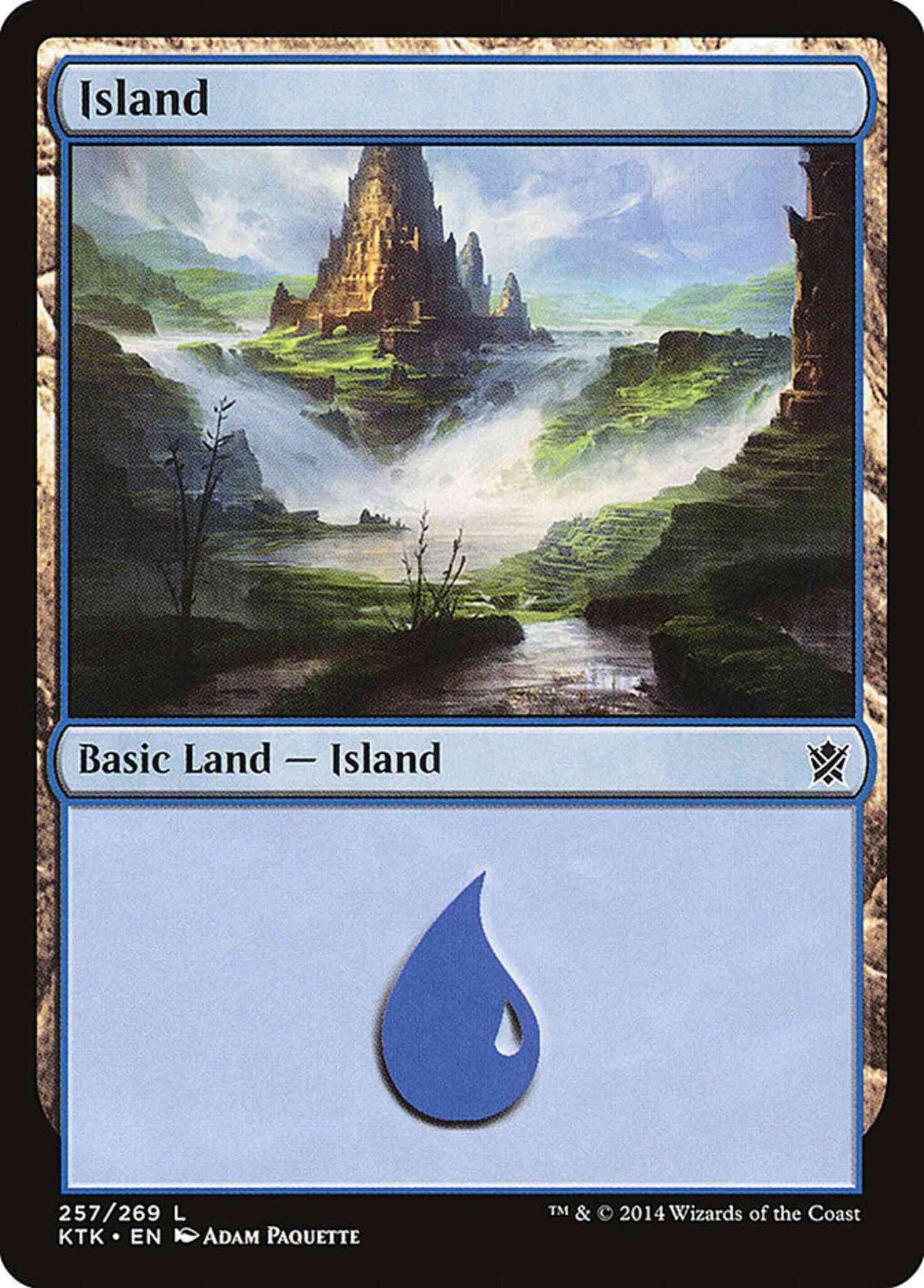 Island [257] [Khans Of Tarkir] [Non-Foil]