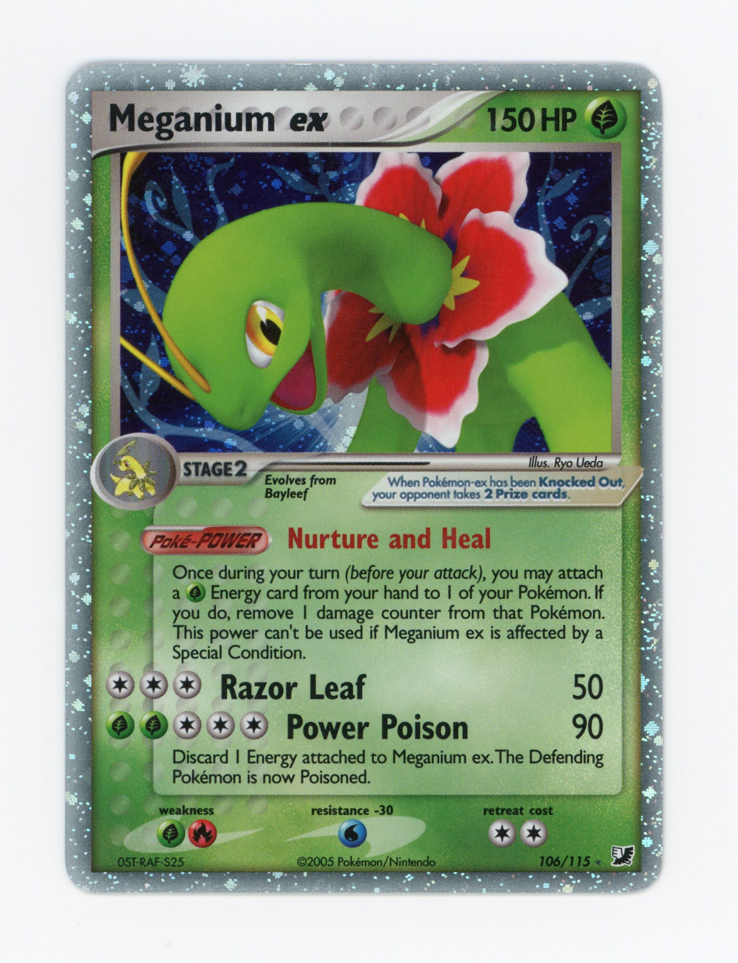 Meganium ex — Rare Holo EX — ID 19737
