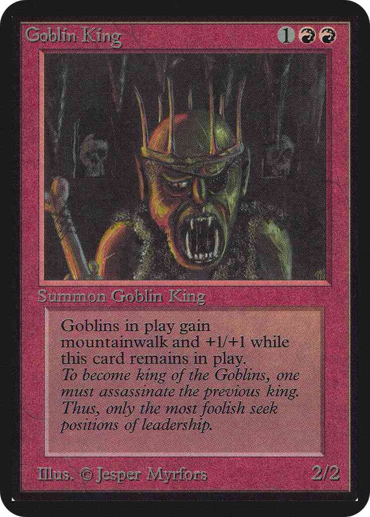 Goblin King [154] [Limited Edition Alpha] [Non-Foil]