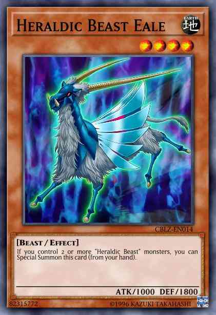Heraldic Beast Eale - CBLZ-EN014 - Common - 1st Edition