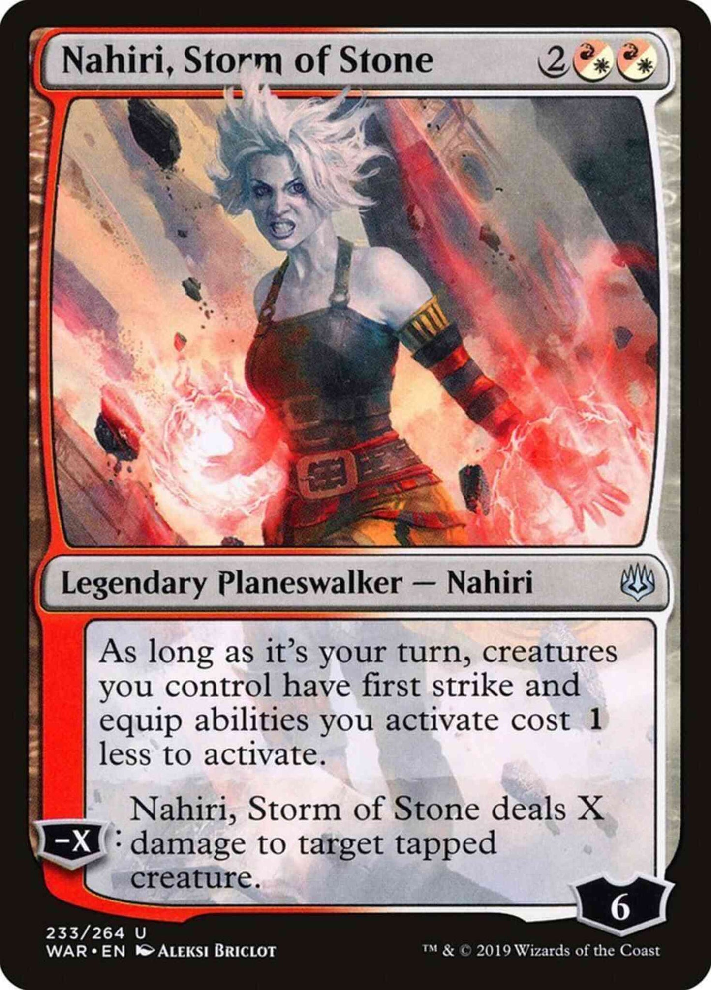 Nahiri, Storm of Stone [233] [War of the Spark] [Non-Foil]