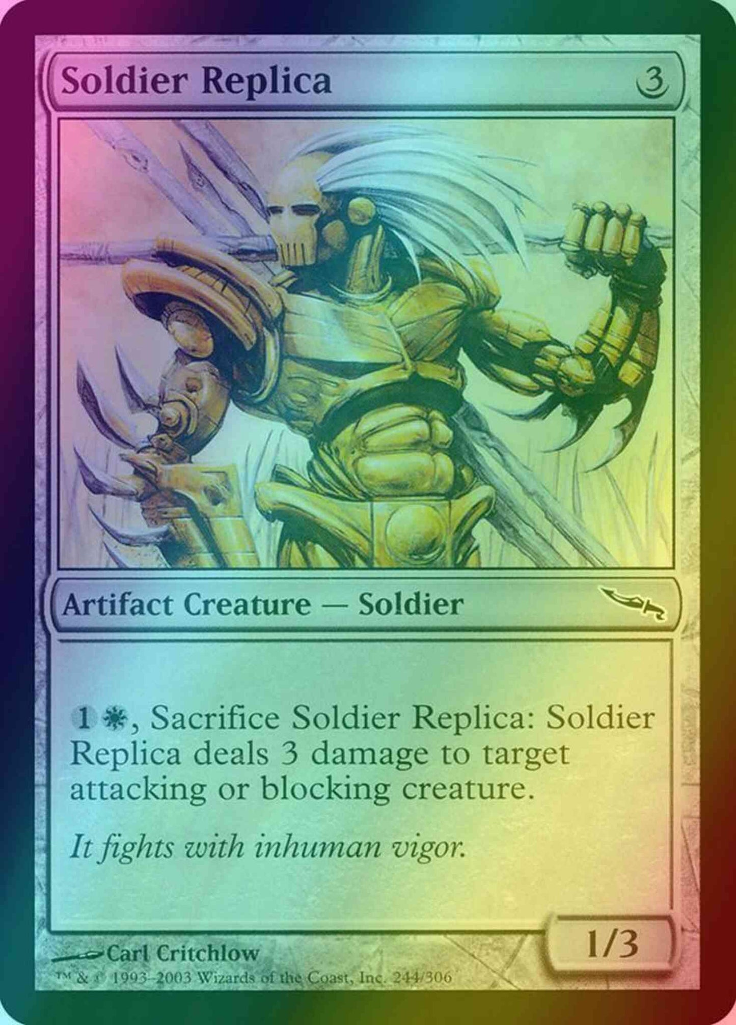 Soldier Replica [244] [Mirrodin] [Foil]