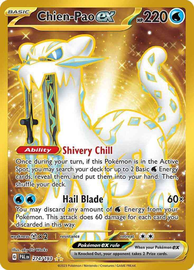 Chien-Pao ex - 274/193 - Hyper Rare [sv02-274] [Secret]