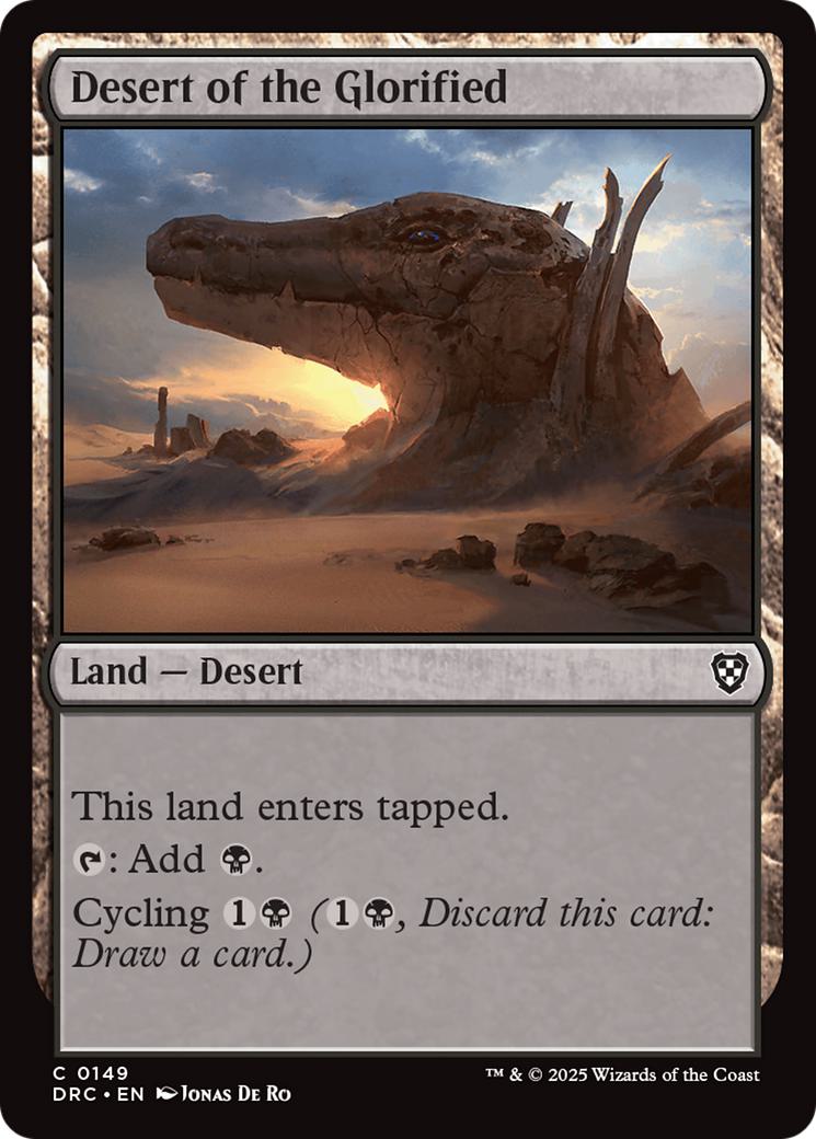 Desert of the Glorified [149] [Aetherdrift: Commander] [Non-Foil]