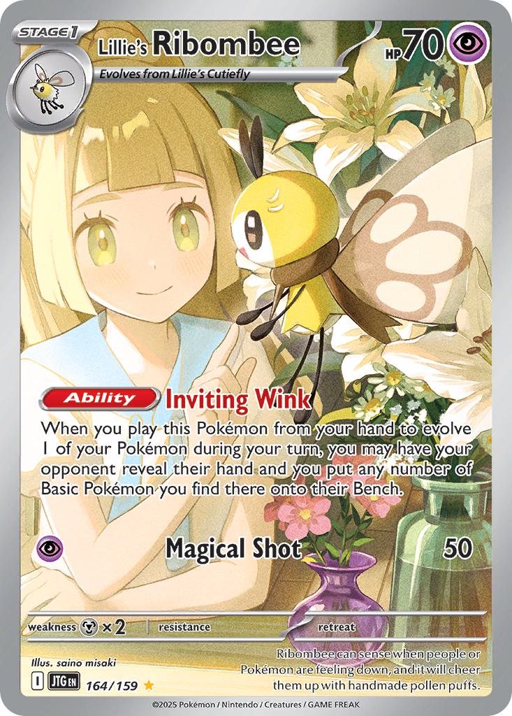 Lillie's Ribombee - 164/159 - Illustration Rare [sv09-164] [Ultra]