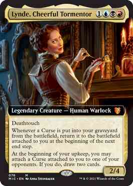 Lynde, Cheerful Tormentor [76] [Extended Art] [Innistrad: Midnight Hunt: Commander] [Non-Foil]