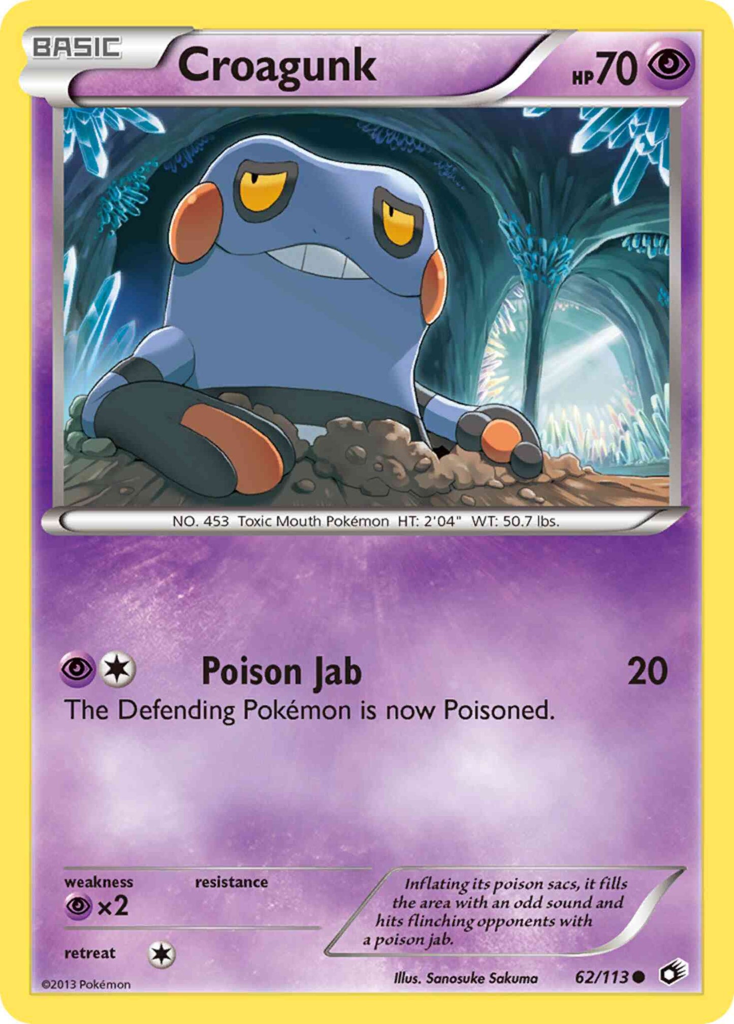 Croagunk - 62/113 - Common [bw11-62] [Non-Holo]