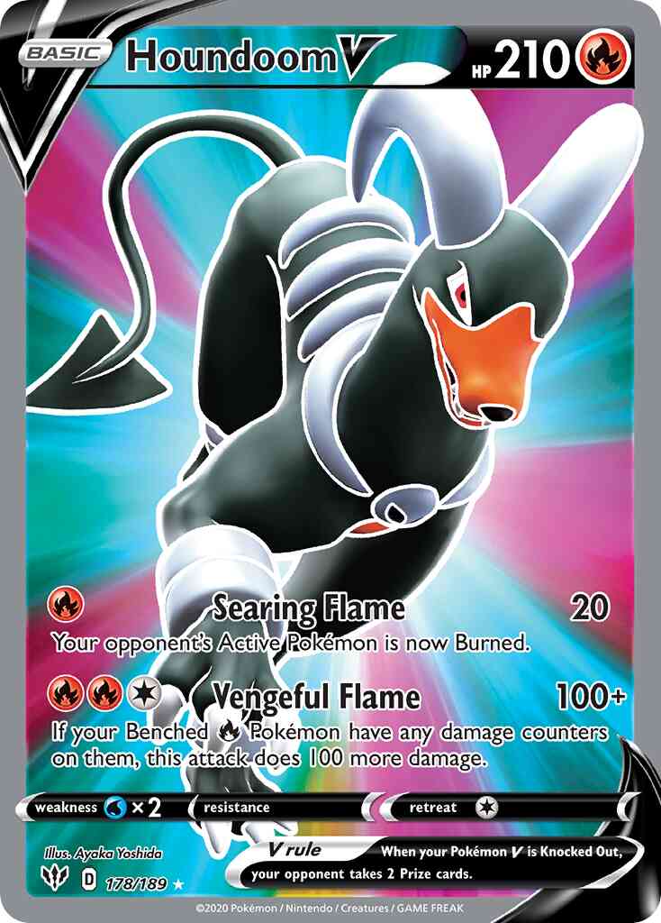 Houndoom V - 178/189 - Rare Ultra [swsh3-178] [Ultra]