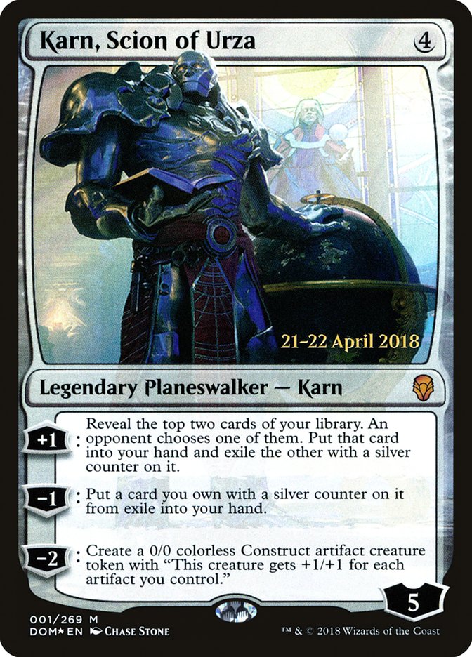 Karn, Scion of Urza [1s] [Dominaria Promos] [Foil]