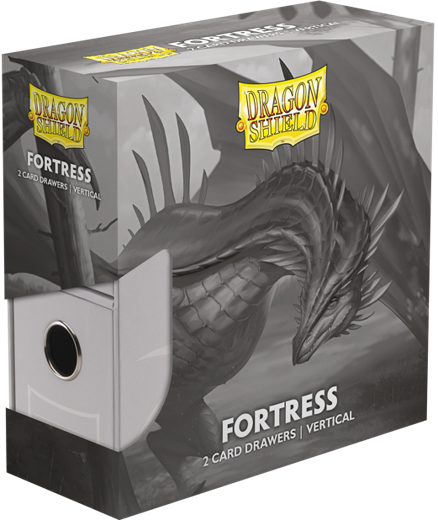Dragon Shield Fortress Card Drawers - Vertical 2 Row - 590+ - White
