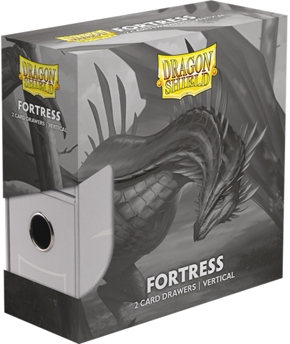 Dragon Shield Fortress Card Drawers - Vertical 2 Row - 590+ - White