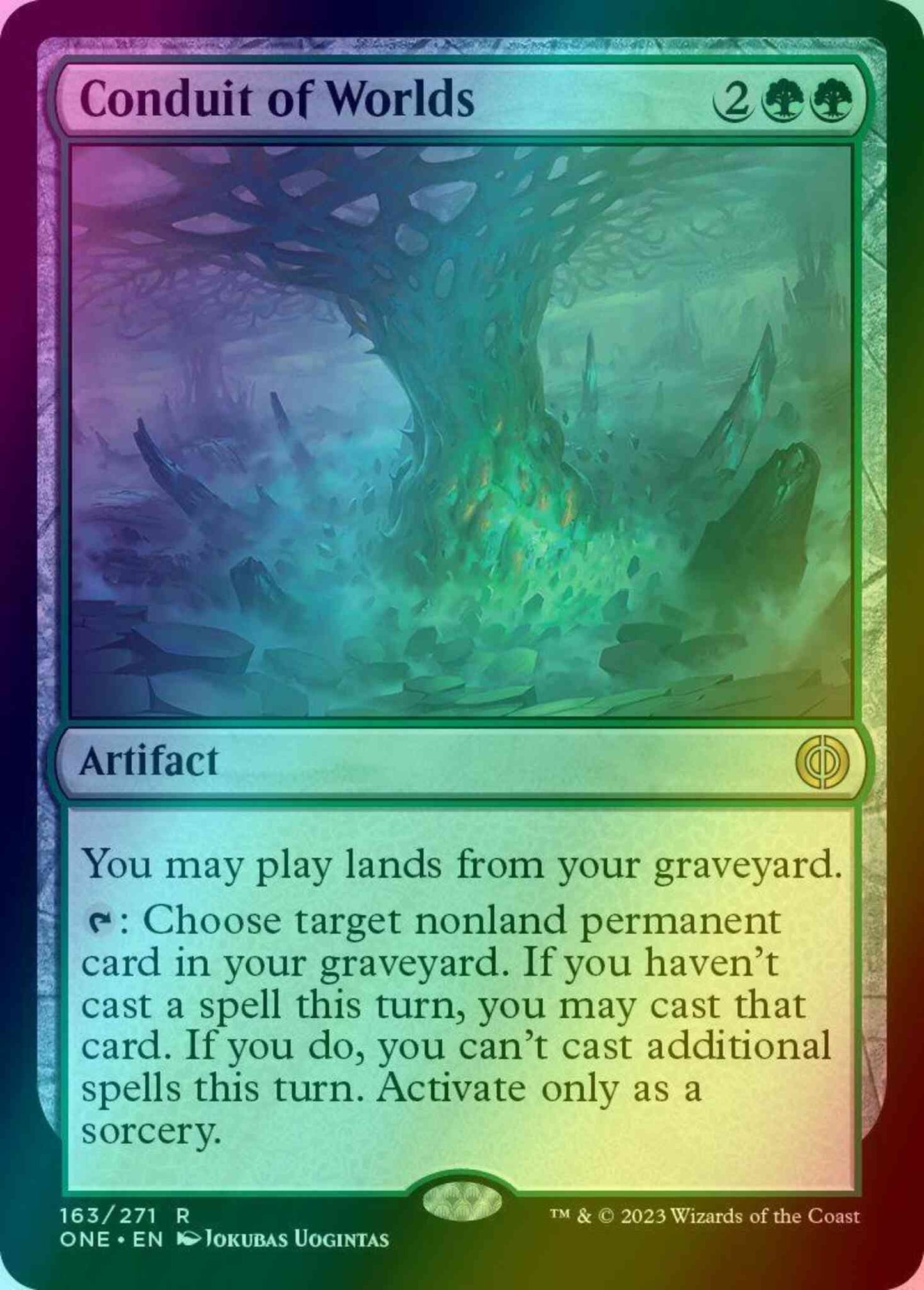Conduit of Worlds [163] [Phyrexia: All Will Be One] [Foil]
