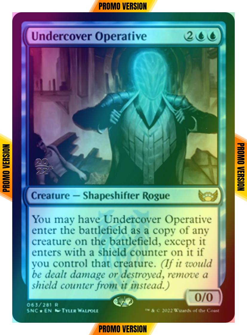 Undercover Operative [Prerelease] [63s] [Streets of New Capenna: Promos] [Foil]