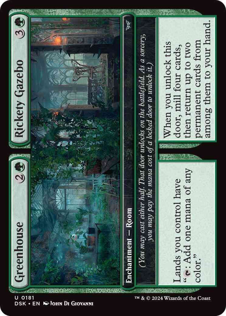 Greenhouse // Rickety Gazebo [181] [Duskmourn: House of Horror] [Foil]
