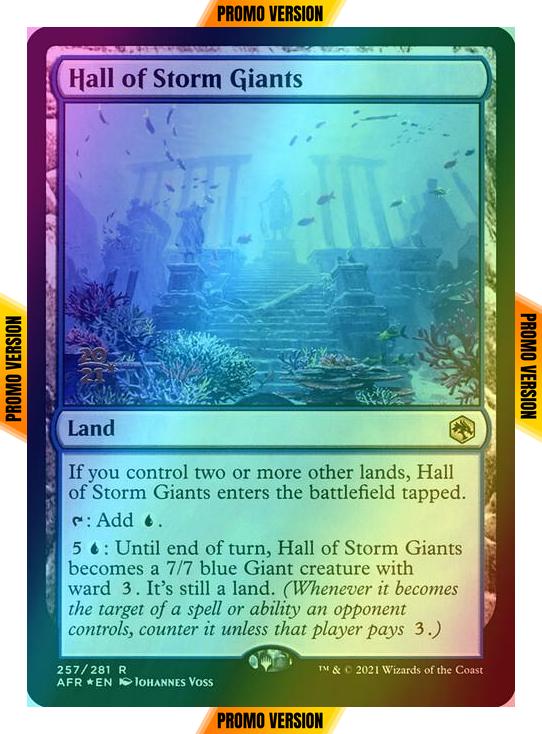 Hall of Storm Giants [Prerelease] [257s] [Adventures in the Forgotten Realms Promos] [Foil]