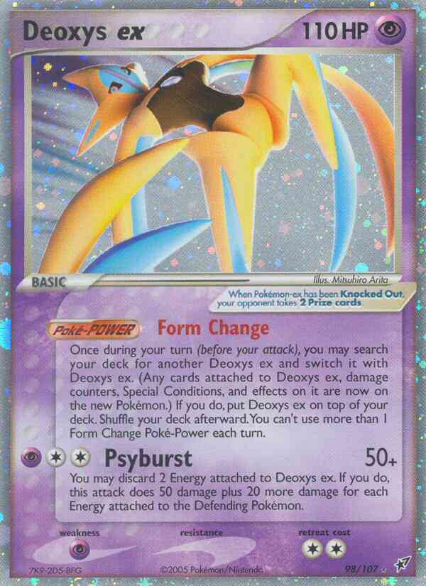 Deoxys ex - 98/107 - Rare Holo EX [ex8-98] [Ultra]