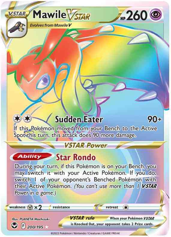 Mawile VSTAR - 200/195 - Rare Rainbow [swsh12-200] [Secret]