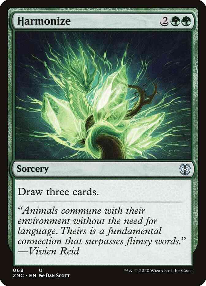 Harmonize [68] [Zendikar Rising Commander] [Non-Foil]
