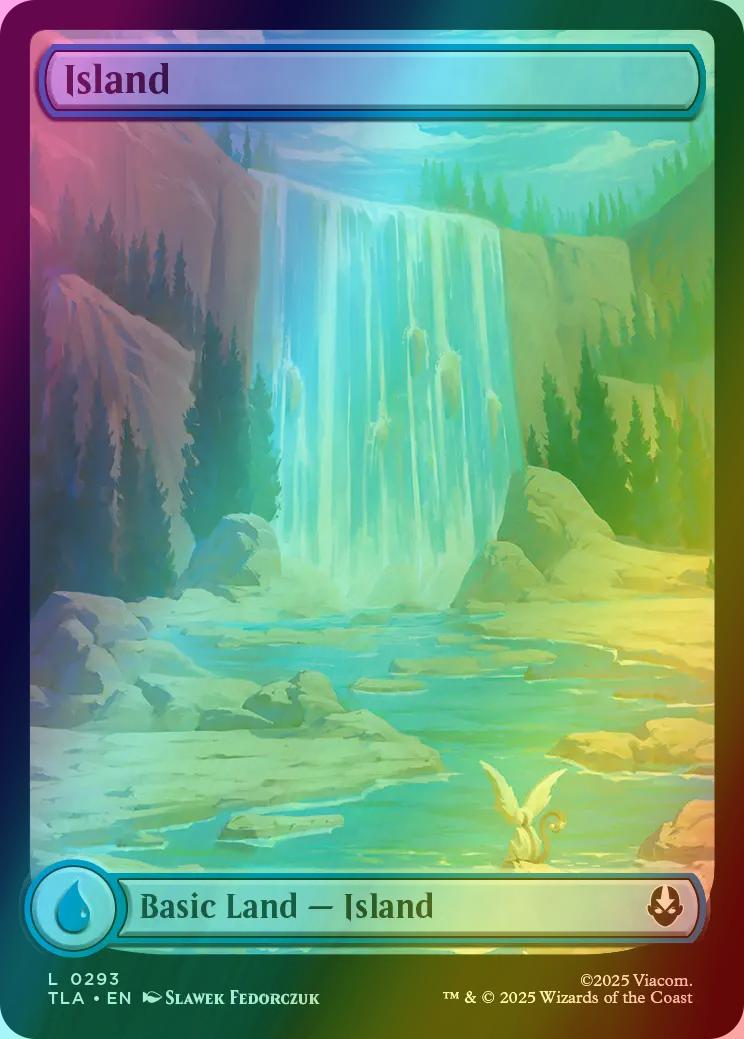 Island [293] [Full Art] [Avatar's Journey] [Avatar: The Last Airbender] [Foil]