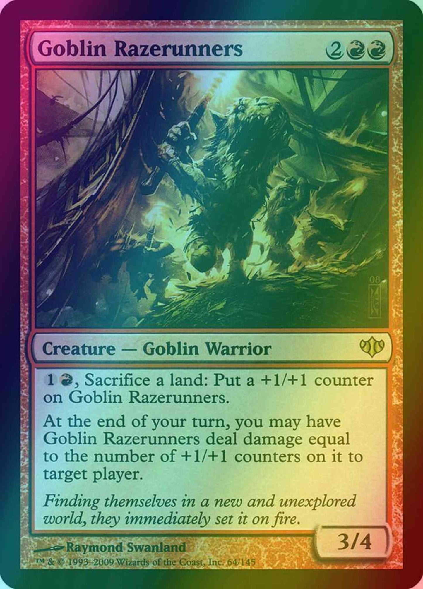 Goblin Razerunners [64] [Conflux] [Foil]
