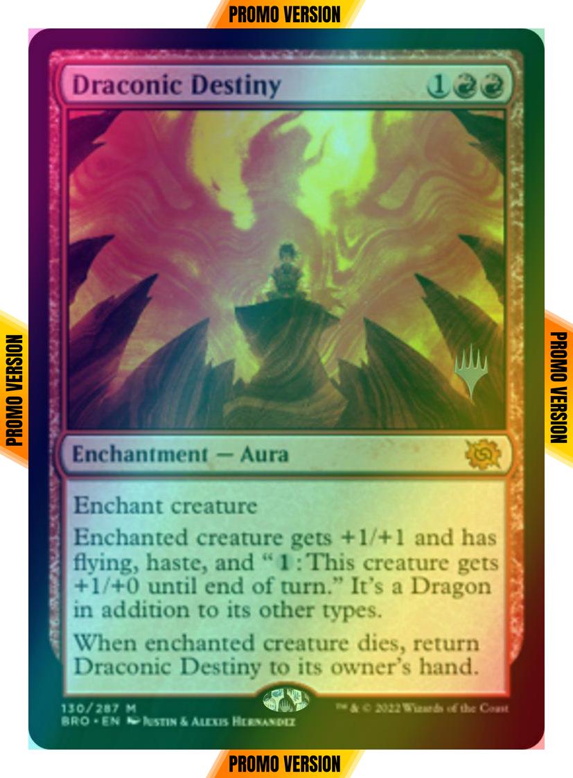 Draconic Destiny [130p] [Promo Pack] [The Brothers' War: Promos] [Foil]