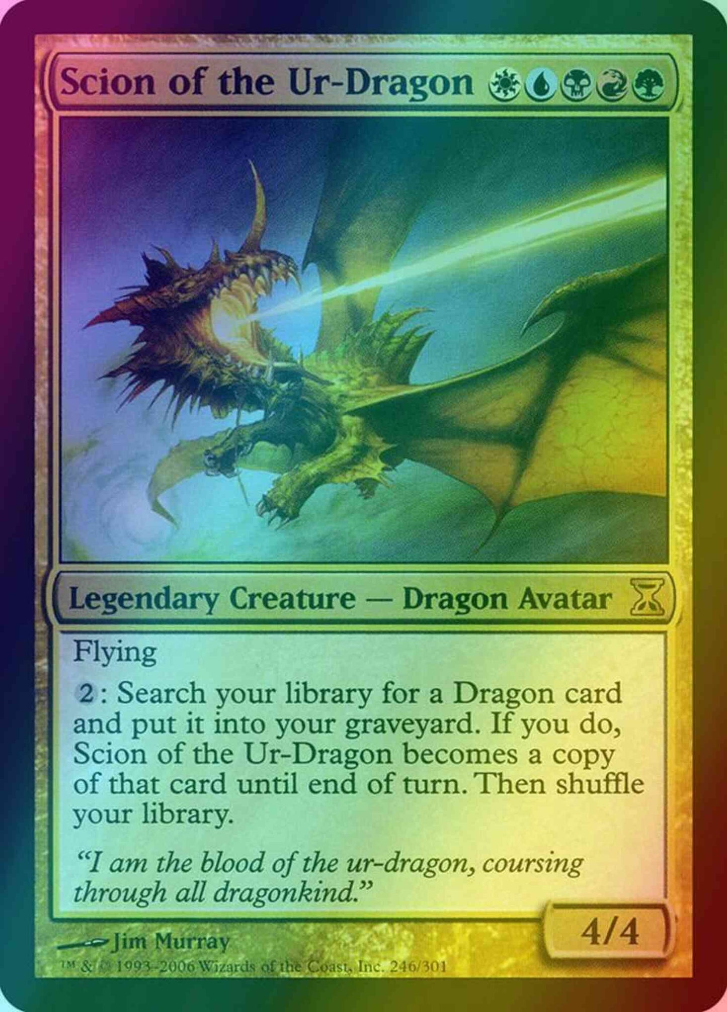 Scion of the Ur-Dragon [246] [Time Spiral] [Foil]