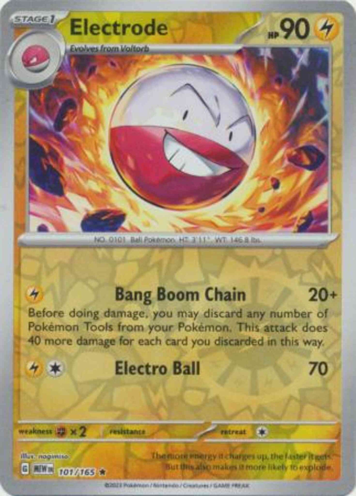 Electrode - 101/165 - Rare [sv035-101] [Reverse Holo]
