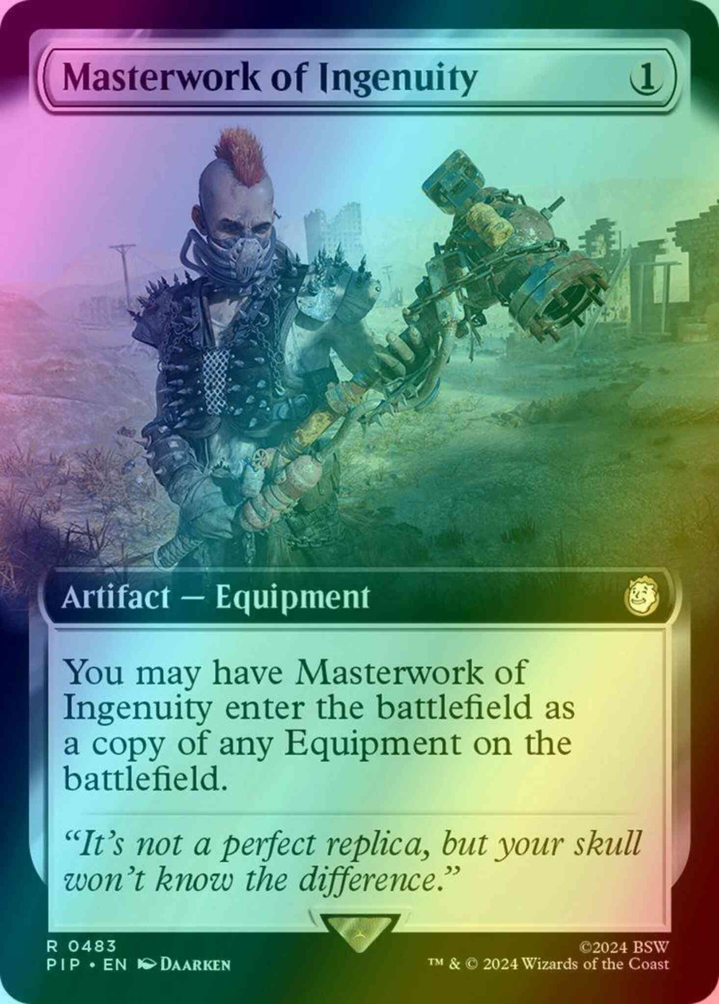 Masterwork of Ingenuity [483] [Extended Art] [Fallout] [Foil]