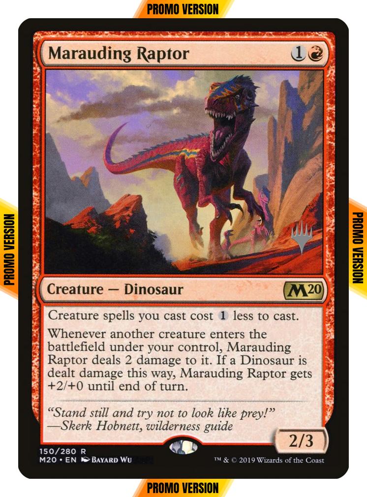 Marauding Raptor [150p] [Promo Pack] [Core Set 2020 Promos] [Non-Foil]