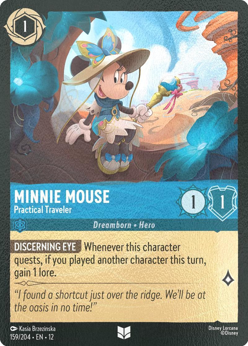 Minnie Mouse - Practical Traveler - 159/204 [Wilds Unknown] [Cold Foil]