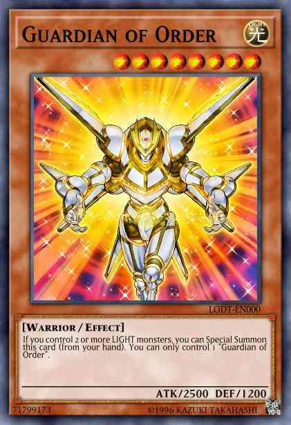 Guardian of Order - BLHR-EN075 - Ultra Rare - 1st Edition