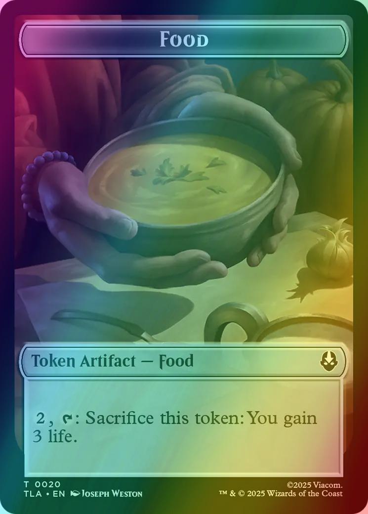 Bear Token (12) // Food Token (20) [Avatar: The Last Airbender: Tokens] [Foil]
