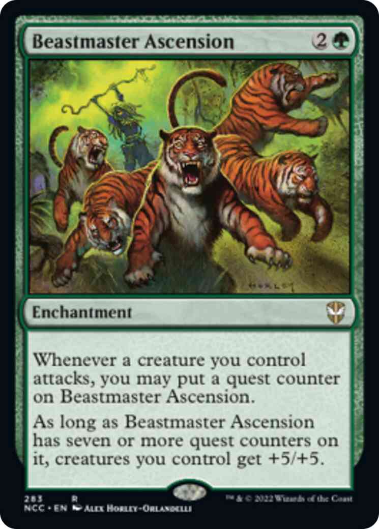 Beastmaster Ascension [283] [Streets of New Capenna: Commander] [Non-Foil]