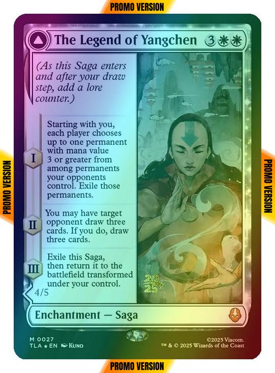 The Legend of Yangchen // Avatar Yangchen [27s] [Prerelease] [Avatar: The Last Airbender: Promos] [Foil]
