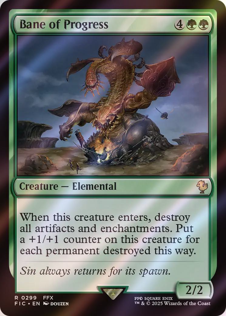 Bane of Progress [299] [FINAL FANTASY: Commander] [Surge Foil]