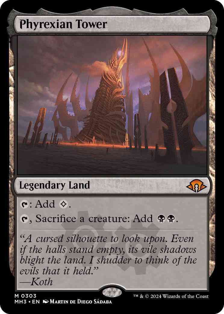 Phyrexian Tower [303] [Modern Horizons 3] [Non-Foil]