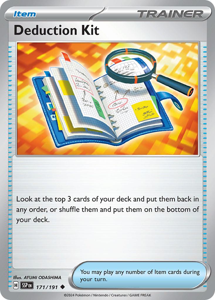Deduction Kit - 171/191 - Uncommon [sv08-171] [Non-Holo]
