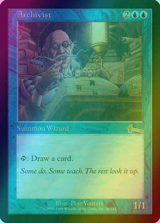 Archivist [26] [Urza's Legacy] [Foil]