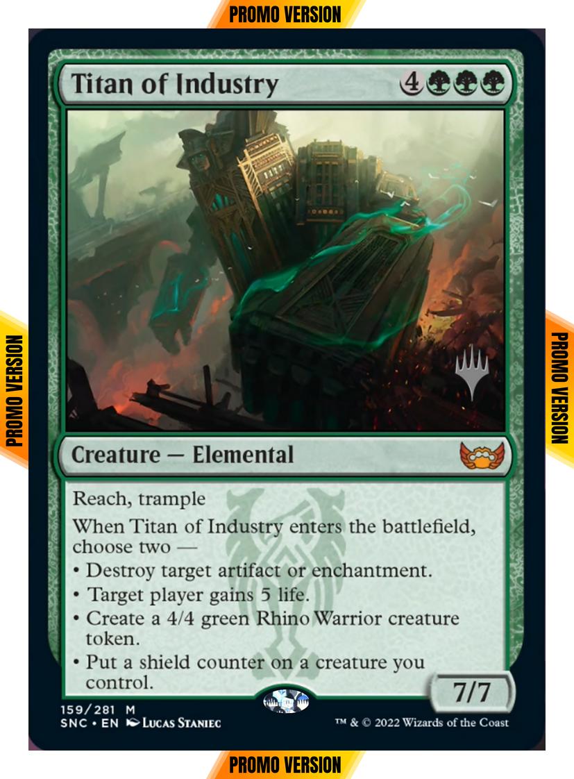 Titan of Industry [Promo Pack] [159p] [Streets of New Capenna: Promos] [Non-Foil]