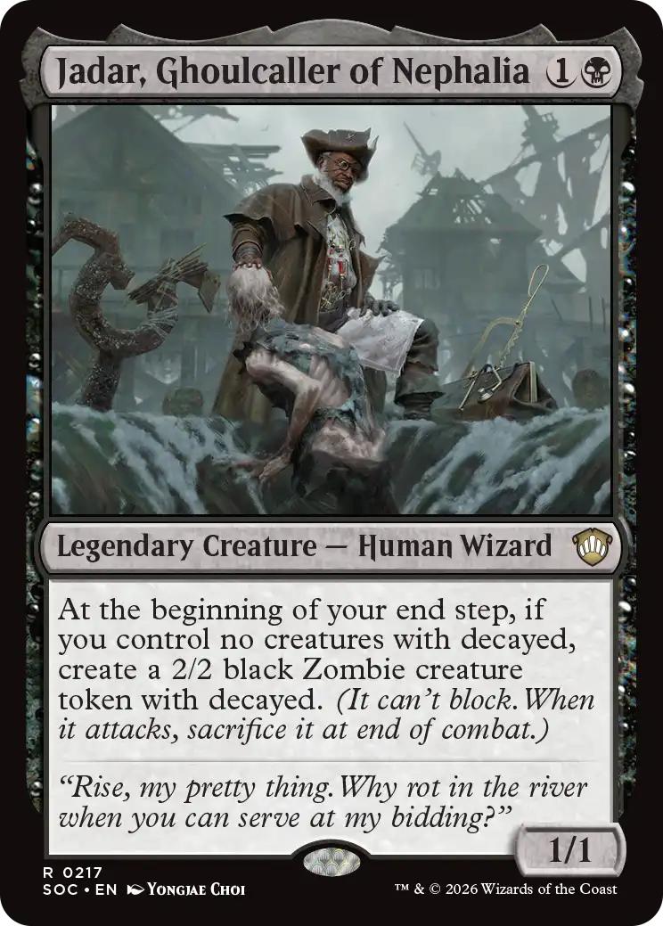 Jadar, Ghoulcaller of Nephalia [217] [Secrets of Strixhaven: Commander] [Non-Foil]
