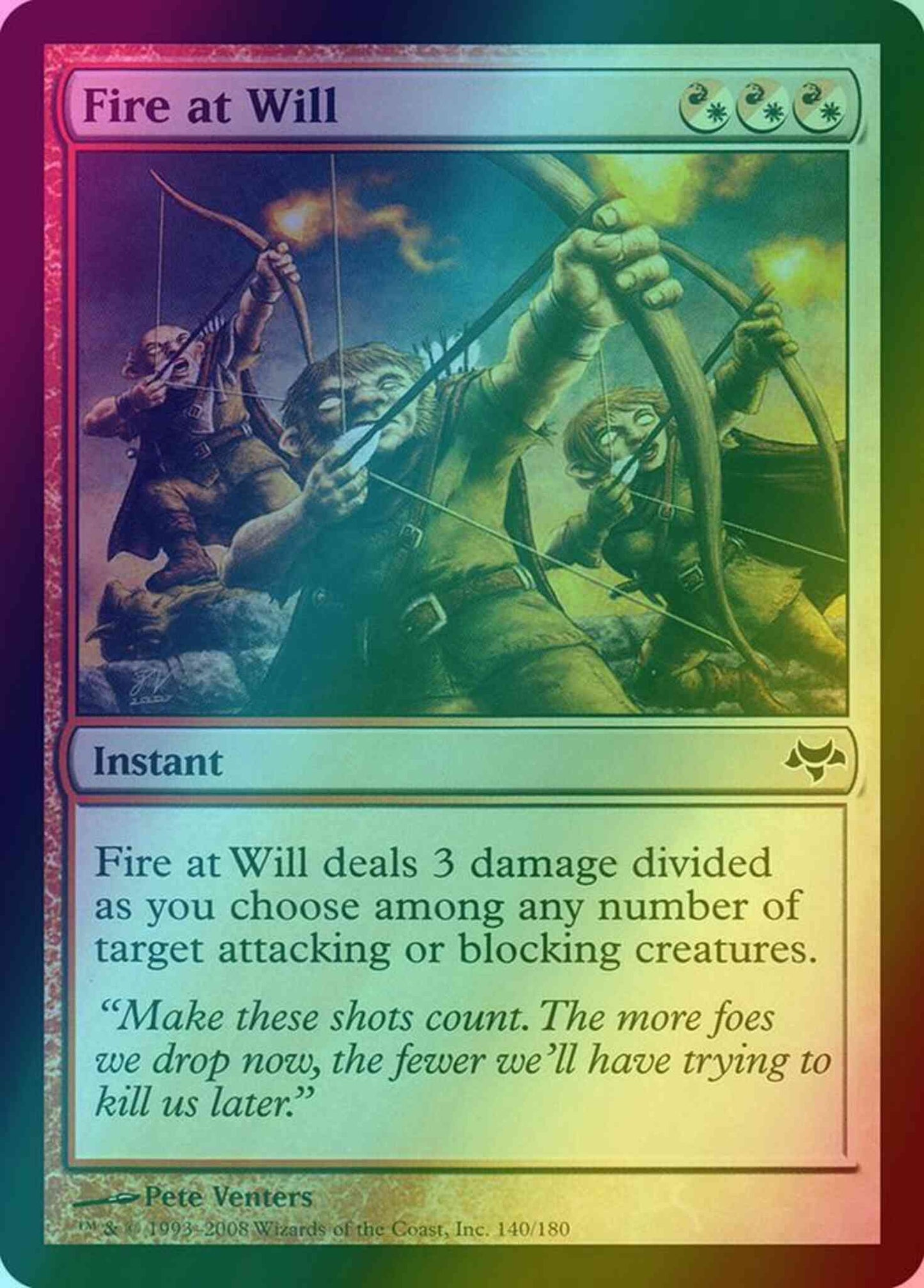 Fire at Will [140] [Eventide] [Foil]