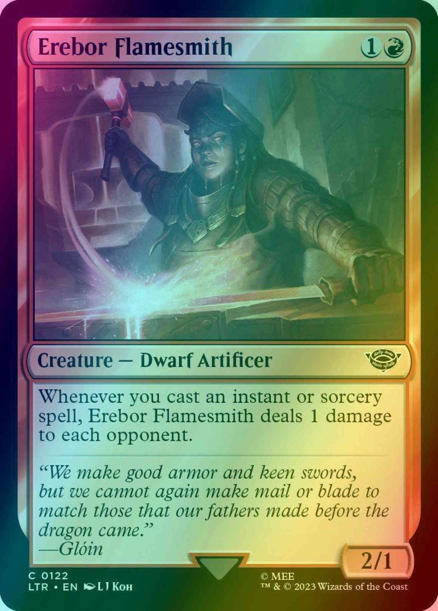 Erebor Flamesmith [122] [The Lord of the Rings: Tales of Middle-earth] [Foil]
