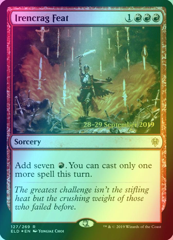 Irencrag Feat [127s] [Throne of Eldraine Promos] [Foil]
