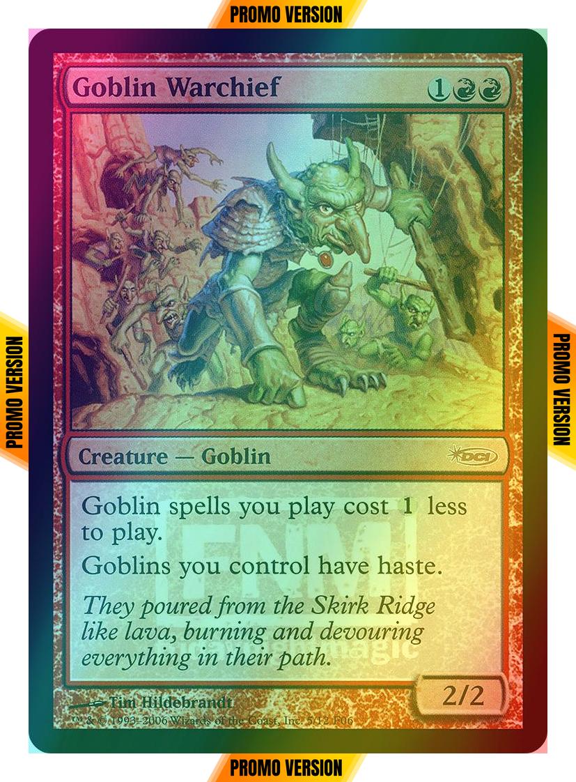 Goblin Warchief [5] [Friday Night Magic 2006] [Foil]