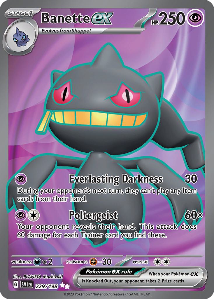 Banette ex - 229/198 - Ultra Rare [sv01-229] [Ultra]