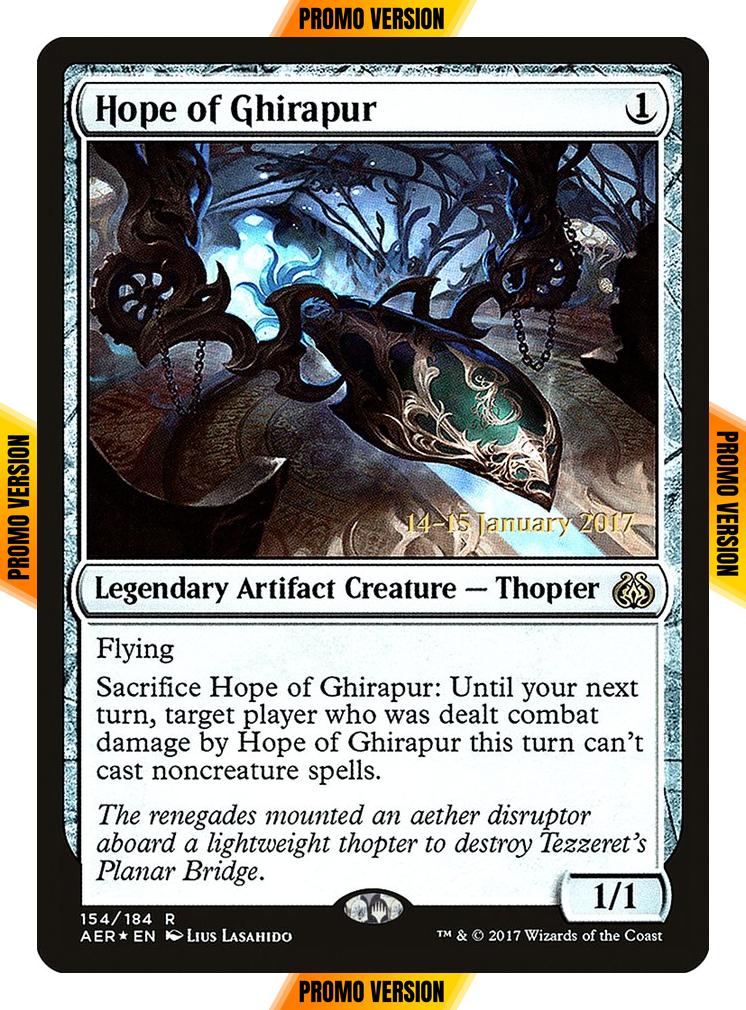 Hope of Ghirapur [154s] [Aether Revolt Promos] [Foil]