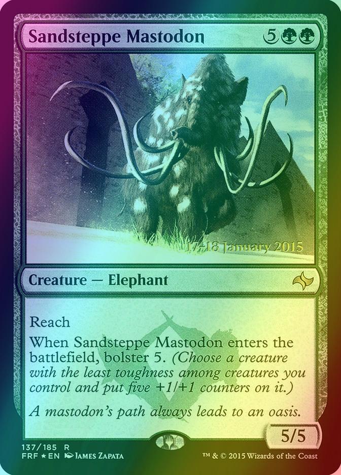 Sandsteppe Mastodon [137s] [Fate Reforged Promos] [Foil]