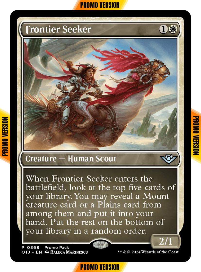 Frontier Seeker [368] [Dark Frame Promo Pack] [Outlaws of Thunder Junction] [Non-Foil]